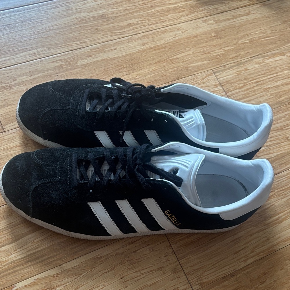 Adidas Gazelle Black Suede Sneakers